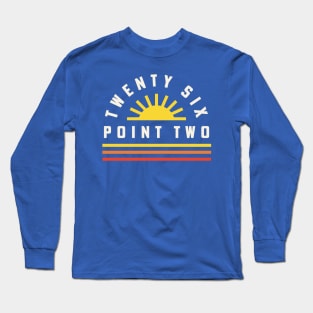 Marathon Runner Twenty Six Point Two 26.2 Running Coach Long Sleeve T-Shirt